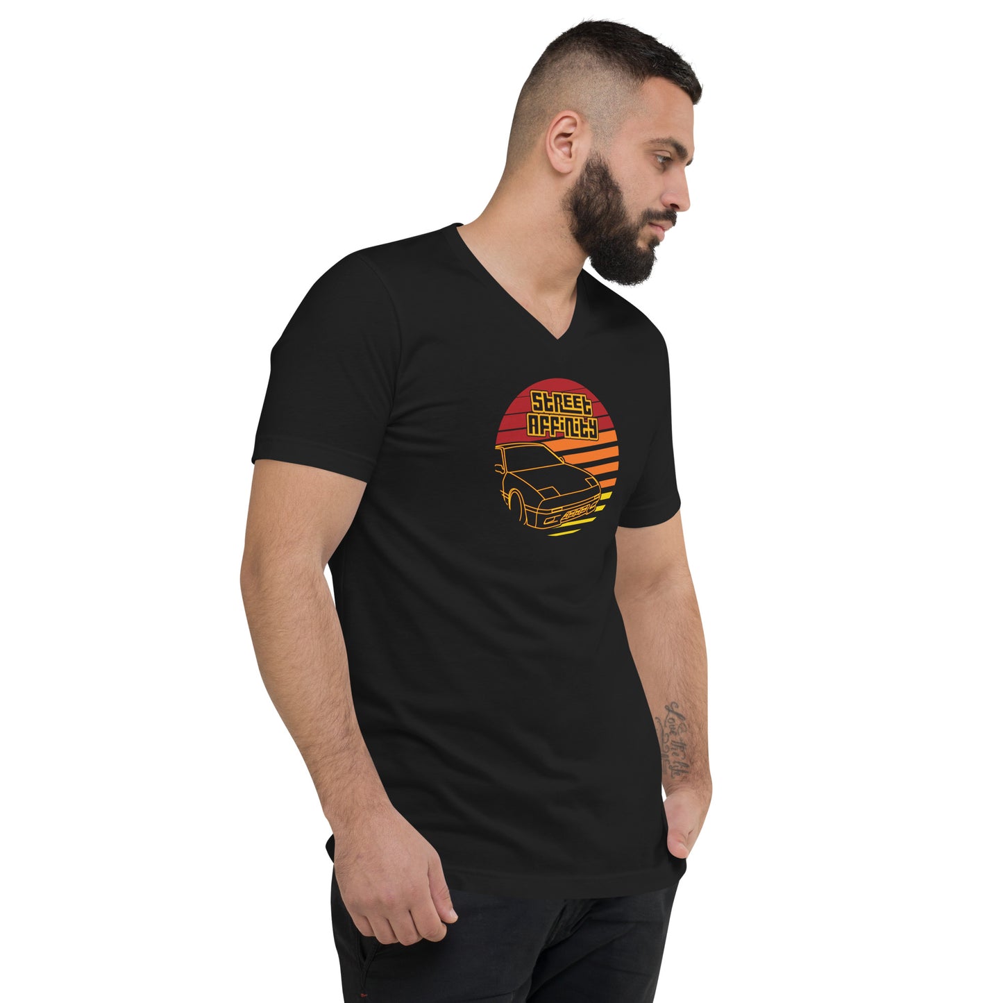 Sunset Short Sleeve V-Neck T-Shirt